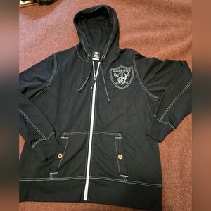 Raiders Embroideried Zip Front Hoodie From 2007 In Used, But EXCELLENT cond XL